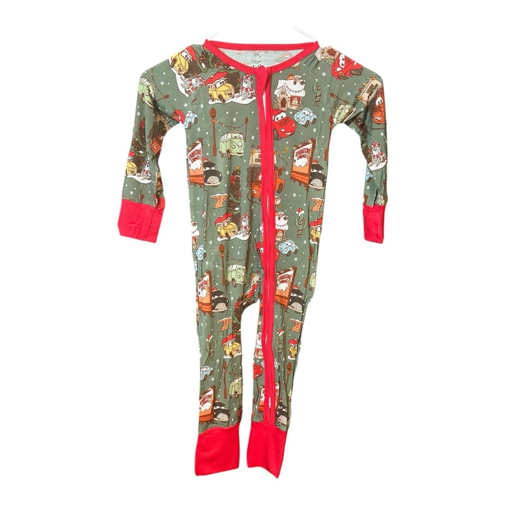 Disney Cars Print Bamboo Footie  Zippy Pajamas